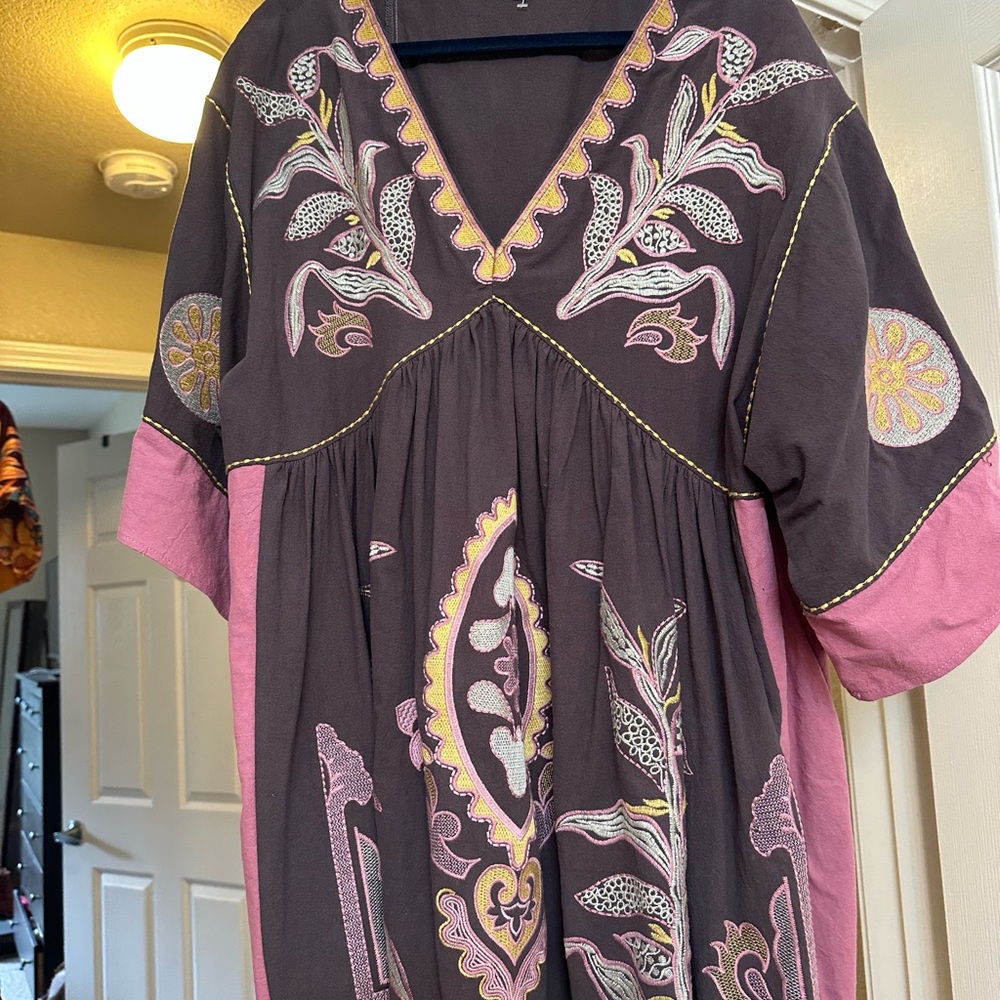 Bohemian Embroidered Dress